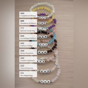 🌟 Angel Numerology Bracelet Collection